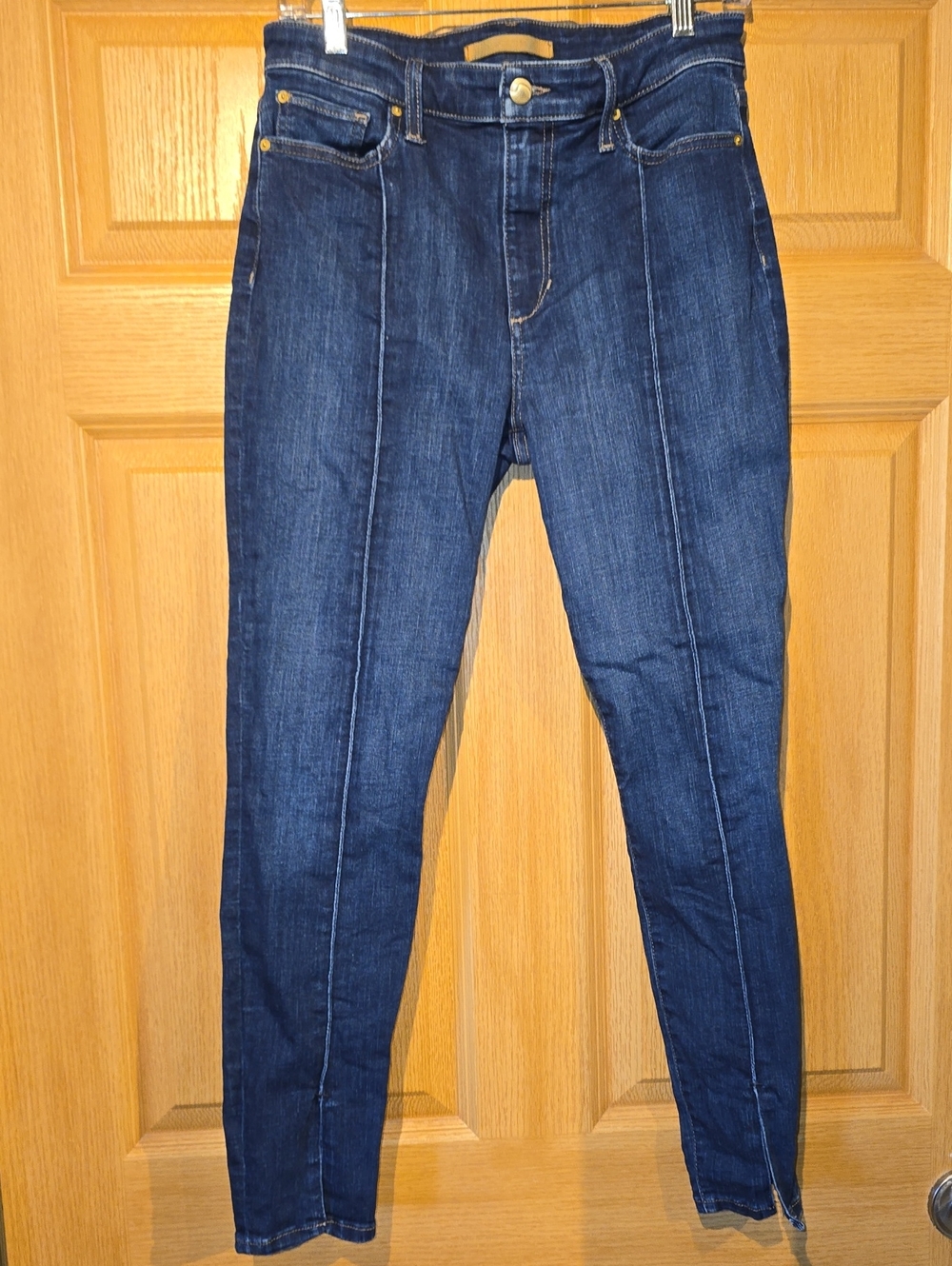 Joe's Jeans Dark Blue Skinny Front-Seam Jeans